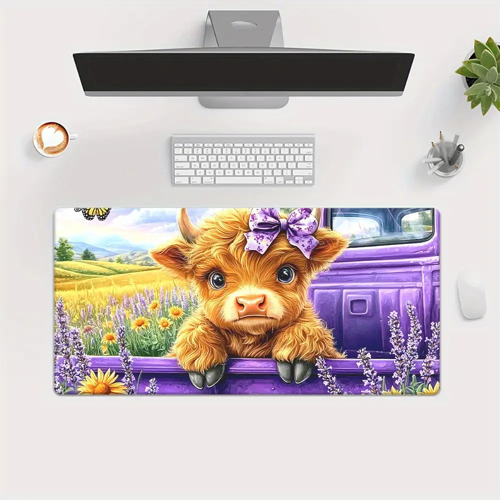 Alfombrilla de escritorio con  - Cow Mat Rubber reseña y precio