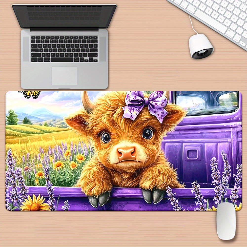 Alfombrilla de escritorio con  - Cow Mat Rubber reseña y precio