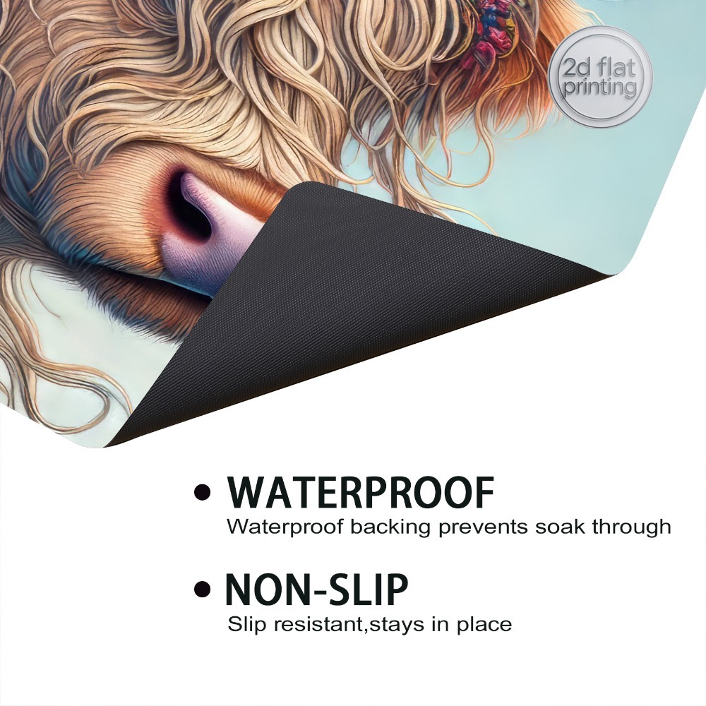 1 unidad, Tapete de cuero sint - Cow Mat Rubber reseña y precio
