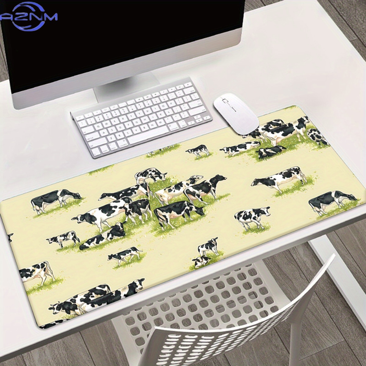 Una alfombrilla de escritorio  - Cow Mat Rubber reseña y precio