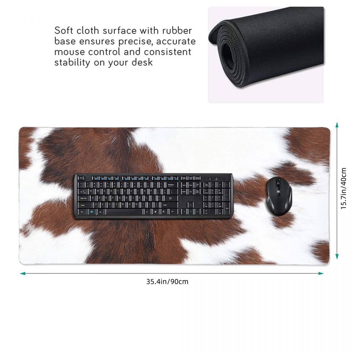 Alfombrilla de Ratón Grande co - Cow Mat Rubber reseña y precio