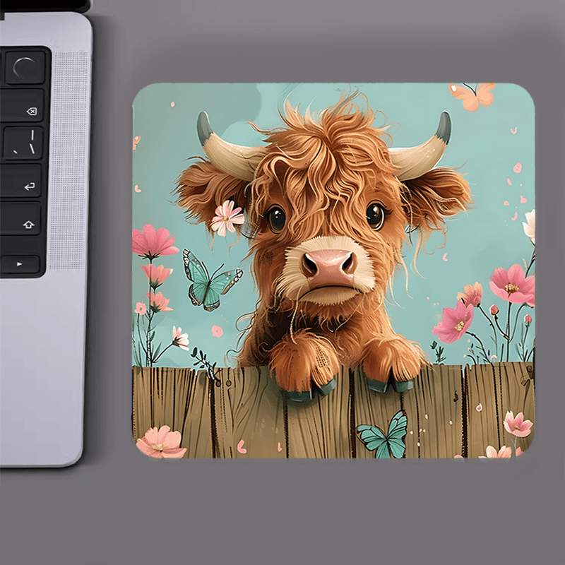 Alfombrilla de ratón con diseñ - Cow Mat Rubber reseña y precio