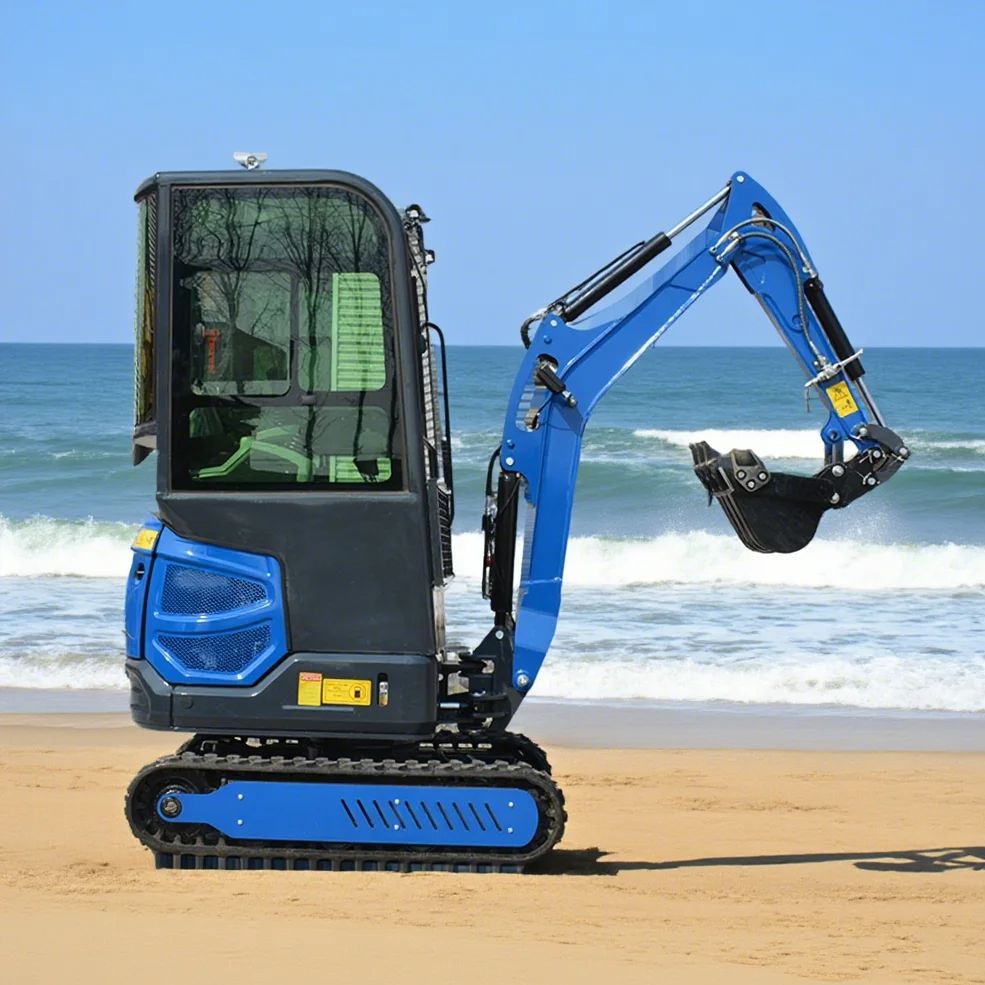 Miniexcavadora diésel de 1 ton - Agriculture Farming Technology reseña y precio