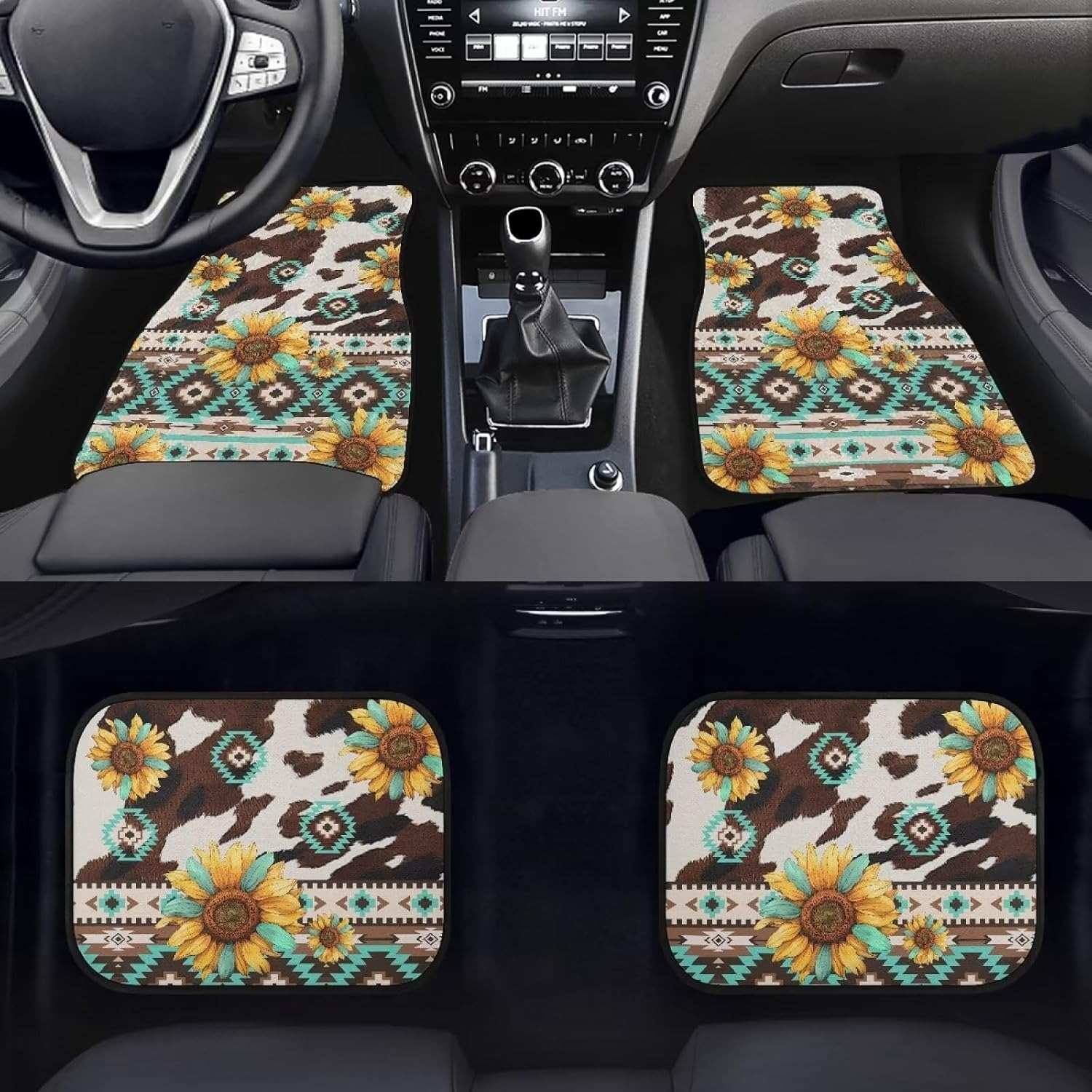 Alfombrillas asteca para coche - Cow Mat Rubber reseña y precio
